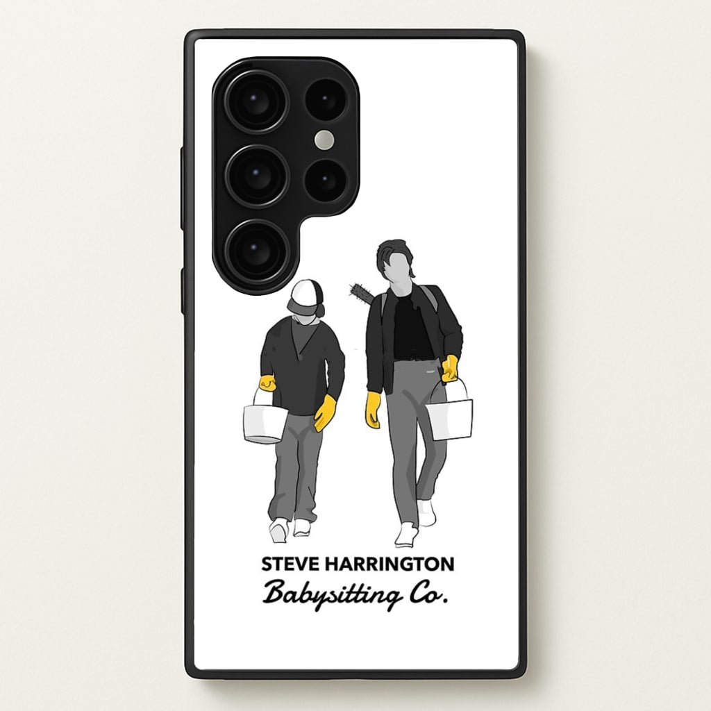 Steve Harrington Babysitting Co - Stranger Things Phone Case for Galaxy S24 Ultra