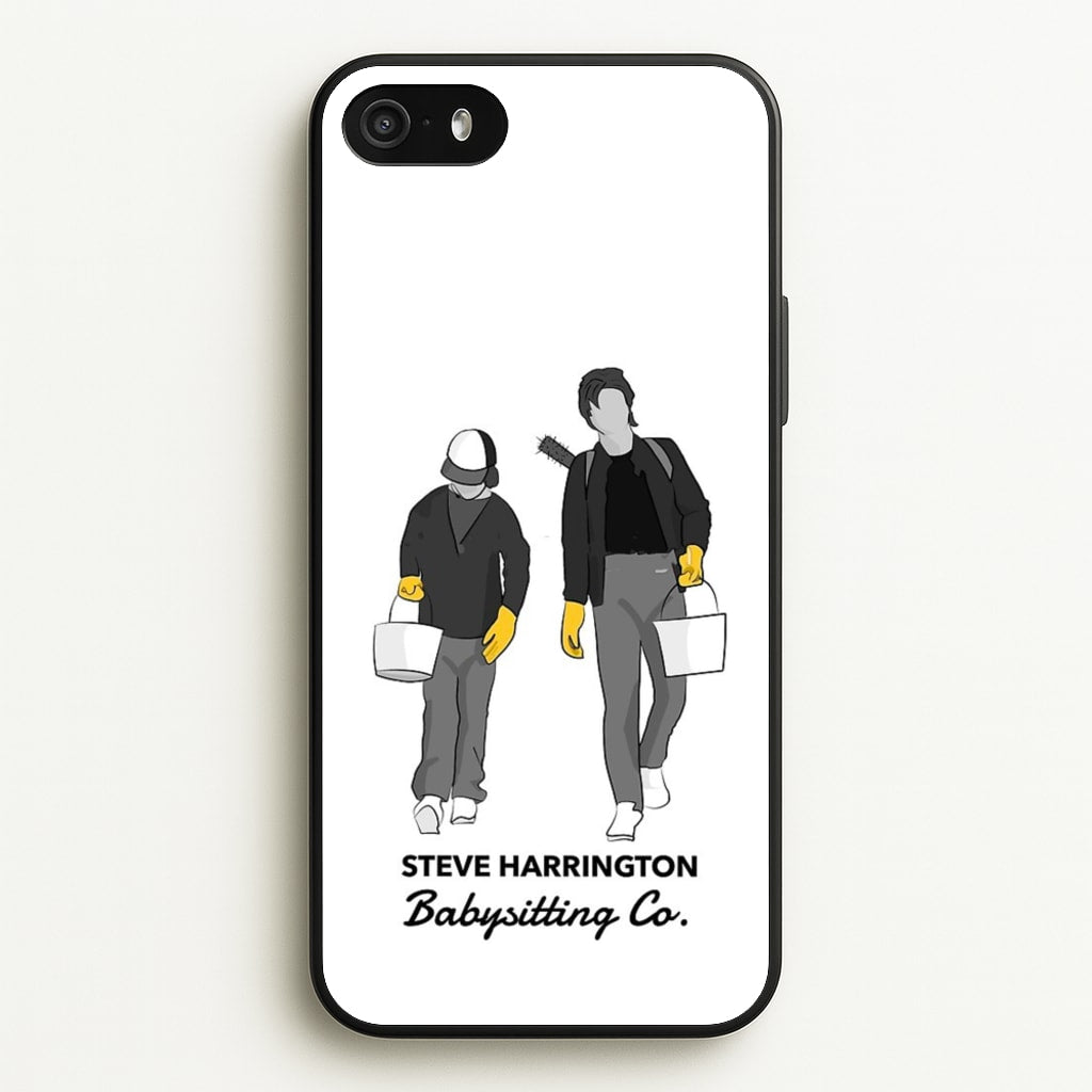 Steve Harrington Babysitting Co - Stranger Things Phone Case for iPhone 5 / 5s / SE 2016