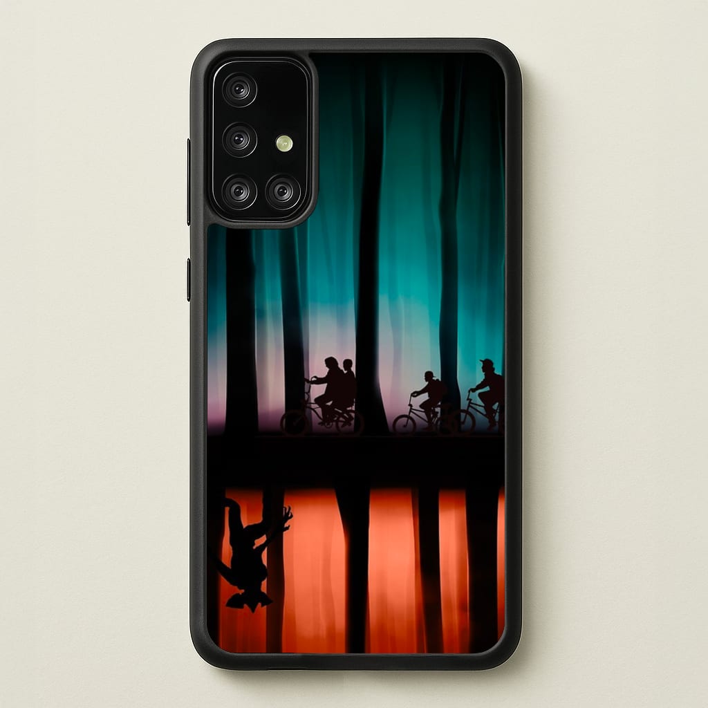 Stranger Upside Down - Stranger Things Phone Case for Galaxy A71