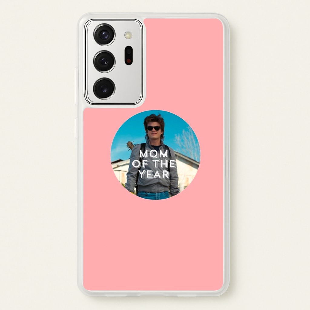 Steve Harrington - Mom Of The Year - Stranger Things Phone Case for Galaxy Note 20 Ultra