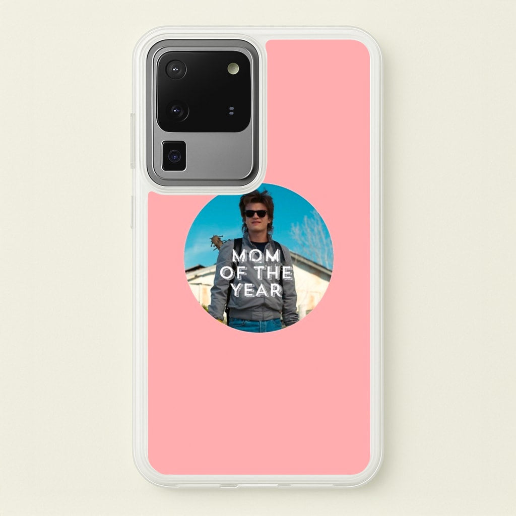 Steve Harrington - Mom Of The Year - Stranger Things Phone Case for Galaxy S20 Ultra