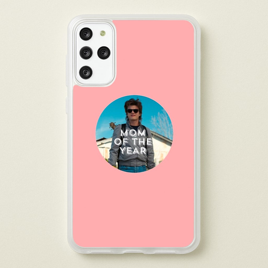 Steve Harrington - Mom Of The Year - Stranger Things Phone Case for Galaxy S20 Plus