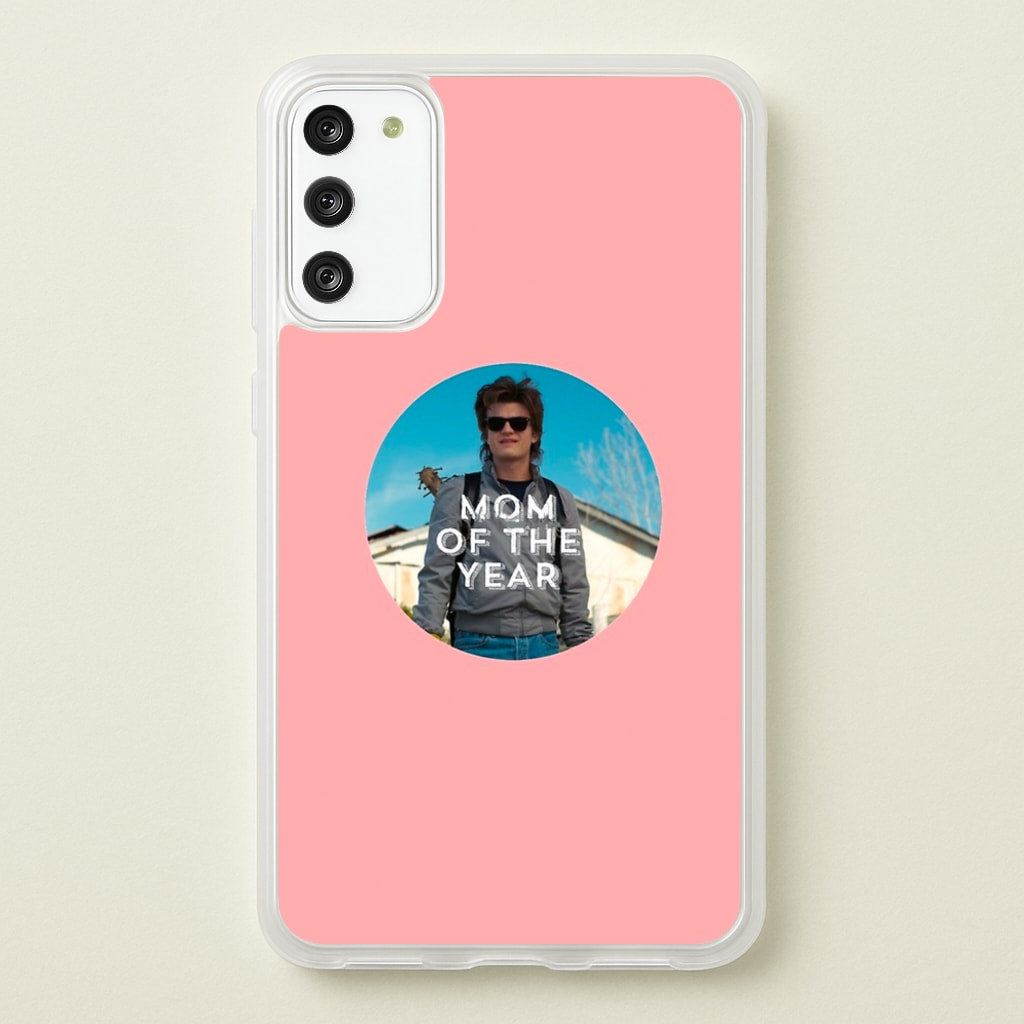 Steve Harrington - Mom Of The Year - Stranger Things Phone Case for Galaxy S20
