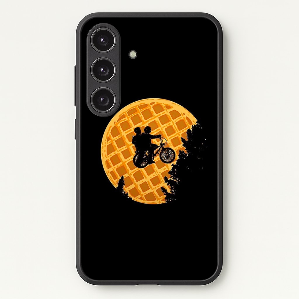 Eggo Moon - Stranger Things Phone Case for Galaxy S25 Plus
