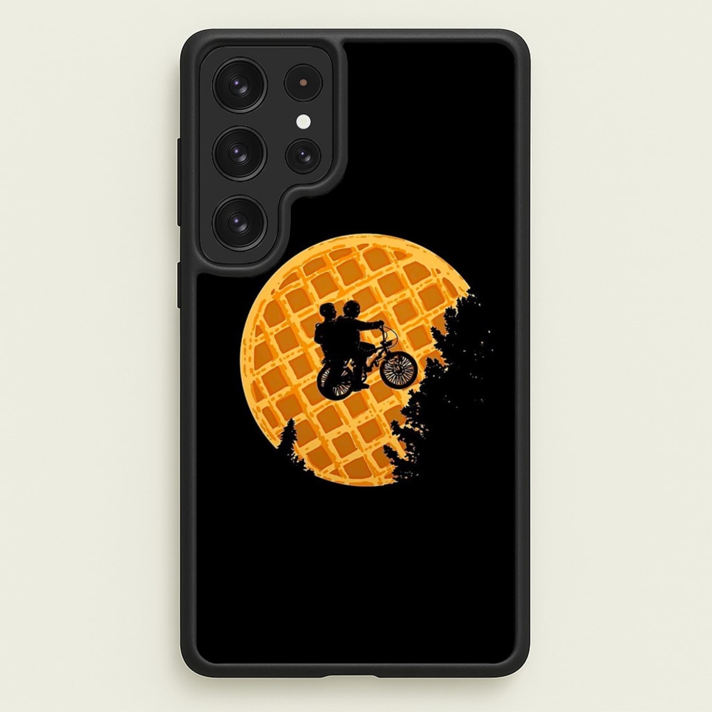 Eggo Moon - Stranger Things Phone Case for Galaxy S22 Ultra