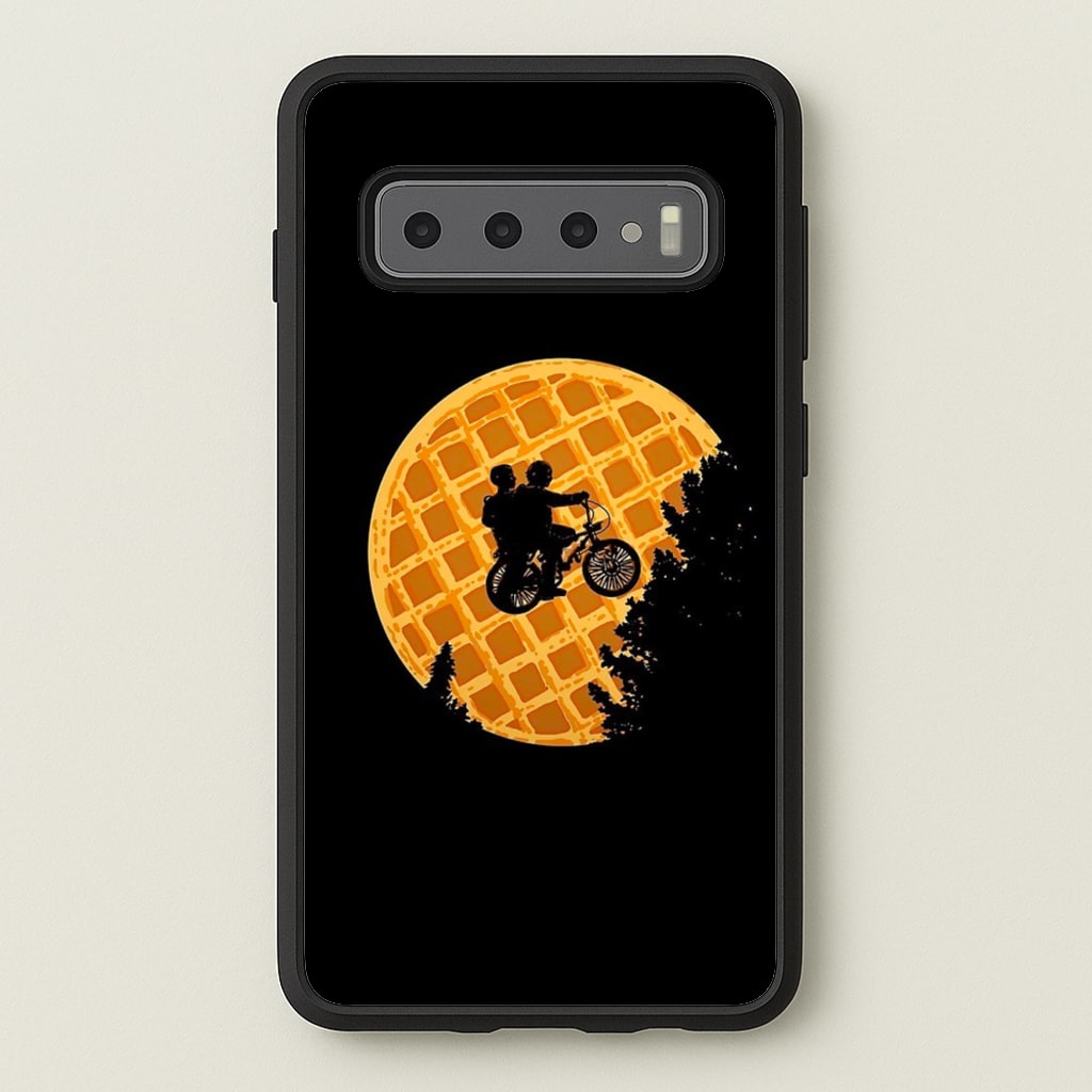 Eggo Moon - Stranger Things Phone Case for Galaxy S10 Plus