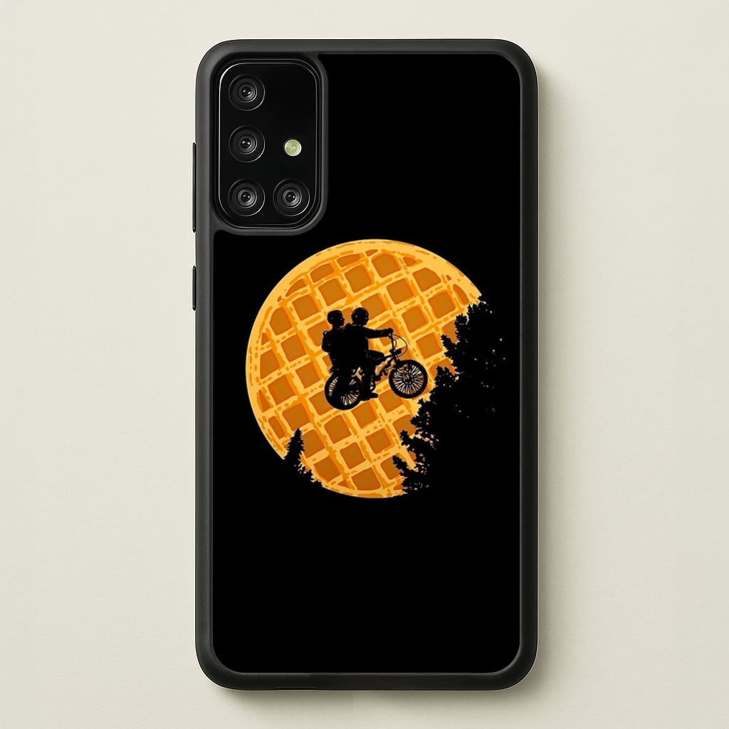 Eggo Moon - Stranger Things Phone Case for Galaxy A71