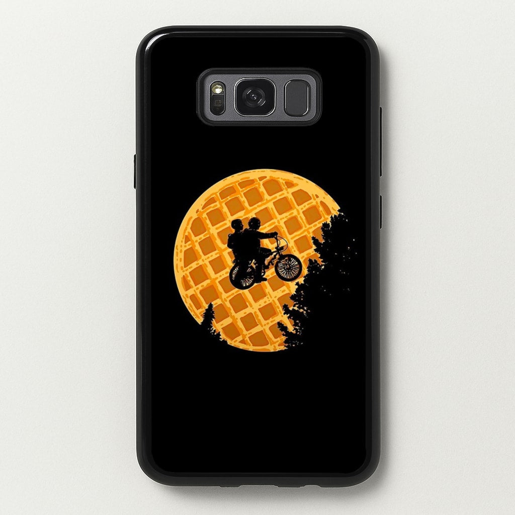 Eggo Moon - Stranger Things Phone Case for Galaxy S8 Plus