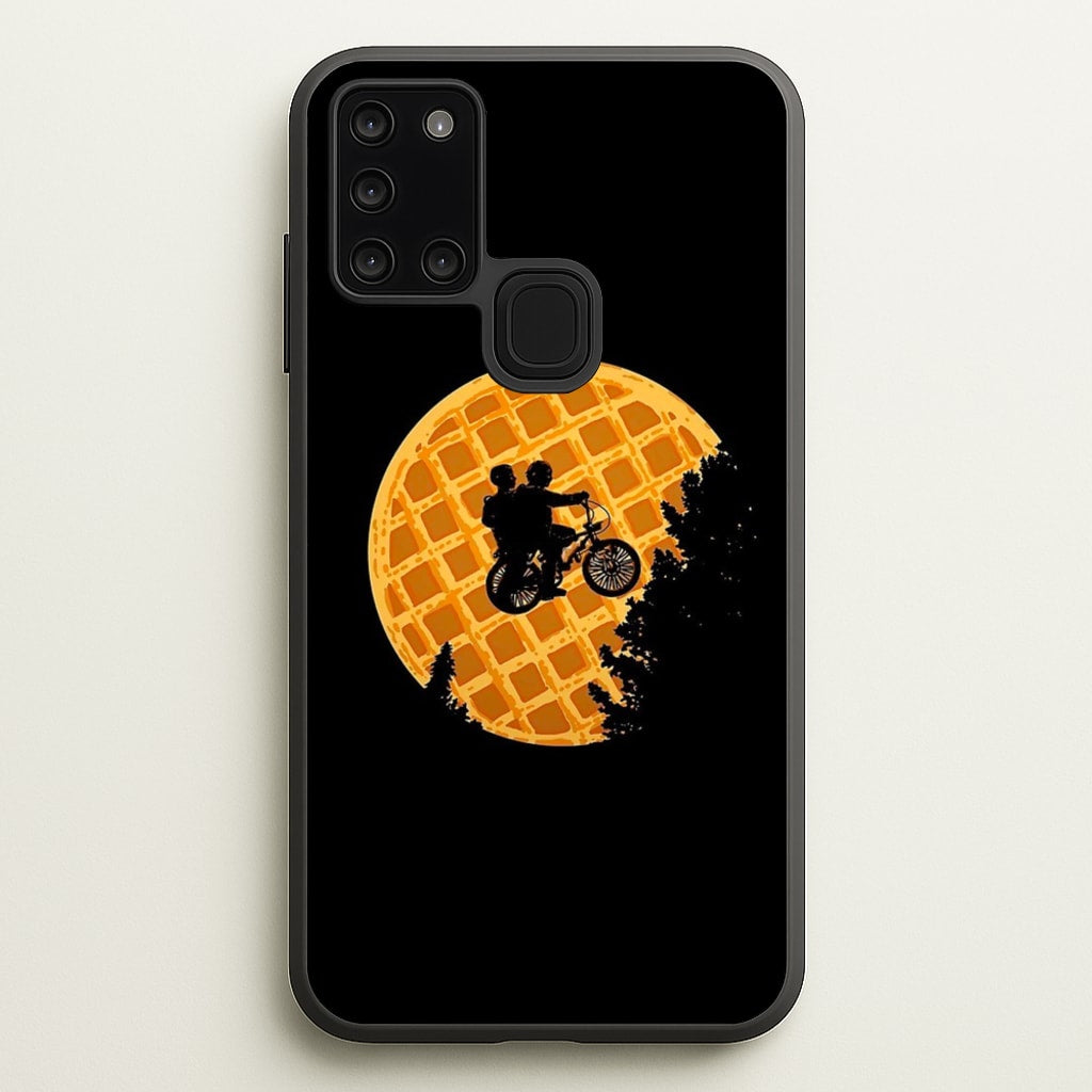 Eggo Moon - Stranger Things Phone Case for Galaxy A21s