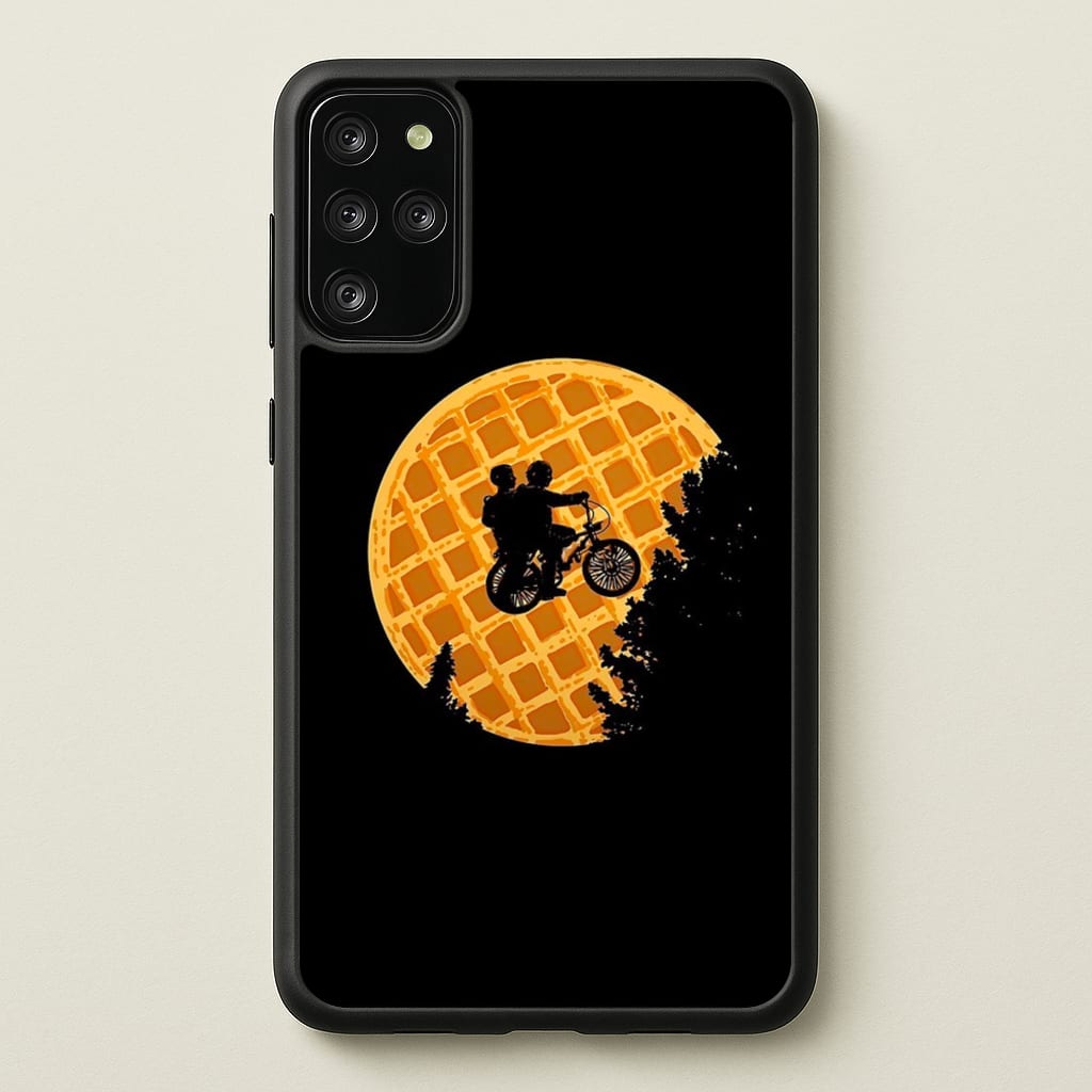 Eggo Moon - Stranger Things Phone Case for Galaxy S20 Plus