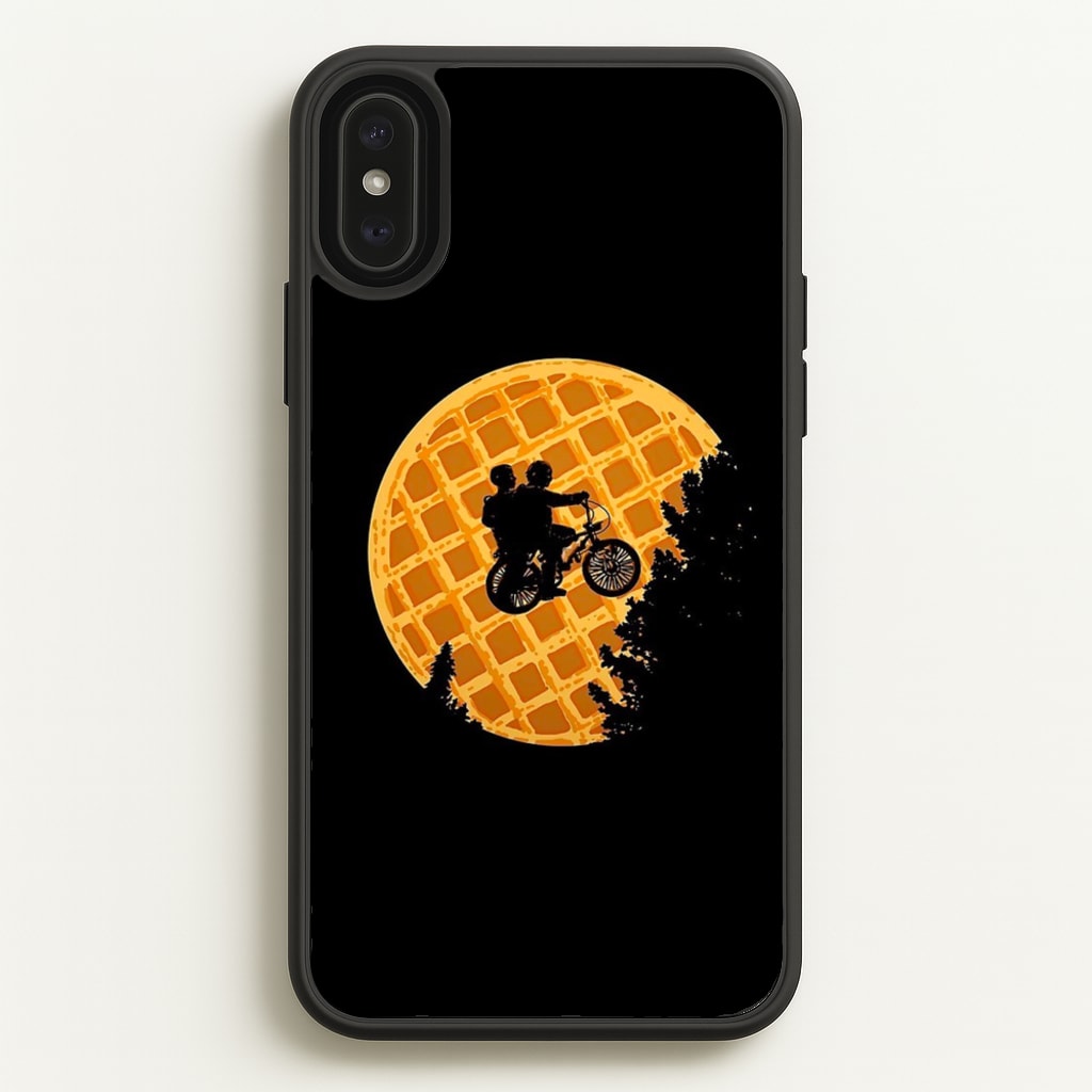Eggo Moon - Stranger Things Phone Case for iPhone XS Max