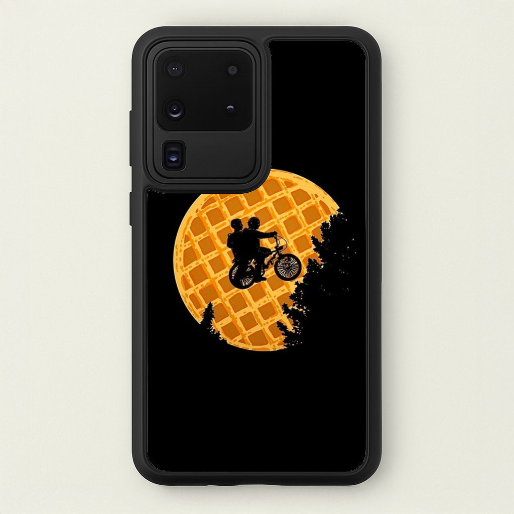 Eggo Moon - Stranger Things Phone Case for Galaxy S20 Ultra