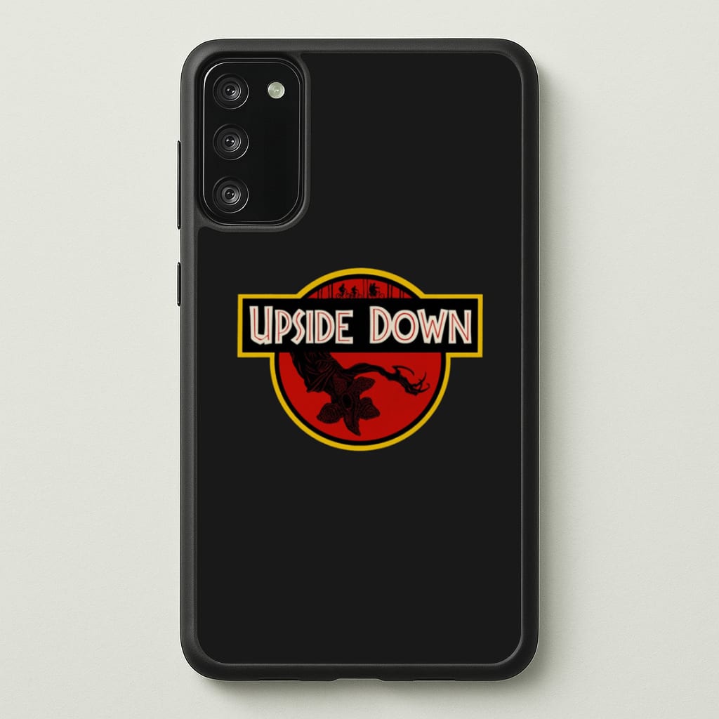Upside Down - Jurassic Inspired Stranger - Stranger Things Phone Case for Galaxy A41