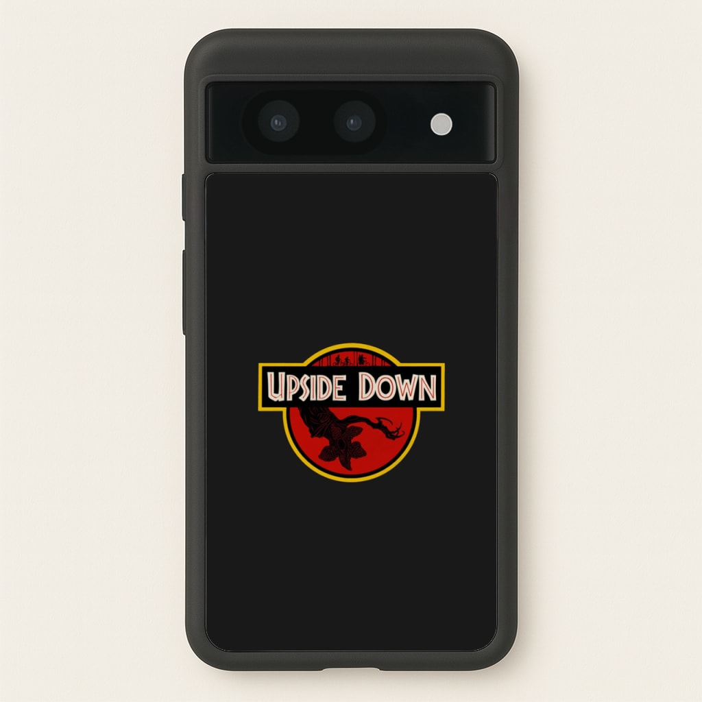 Upside Down - Jurassic Inspired Stranger - Stranger Things Phone Case for Google Pixel 8a