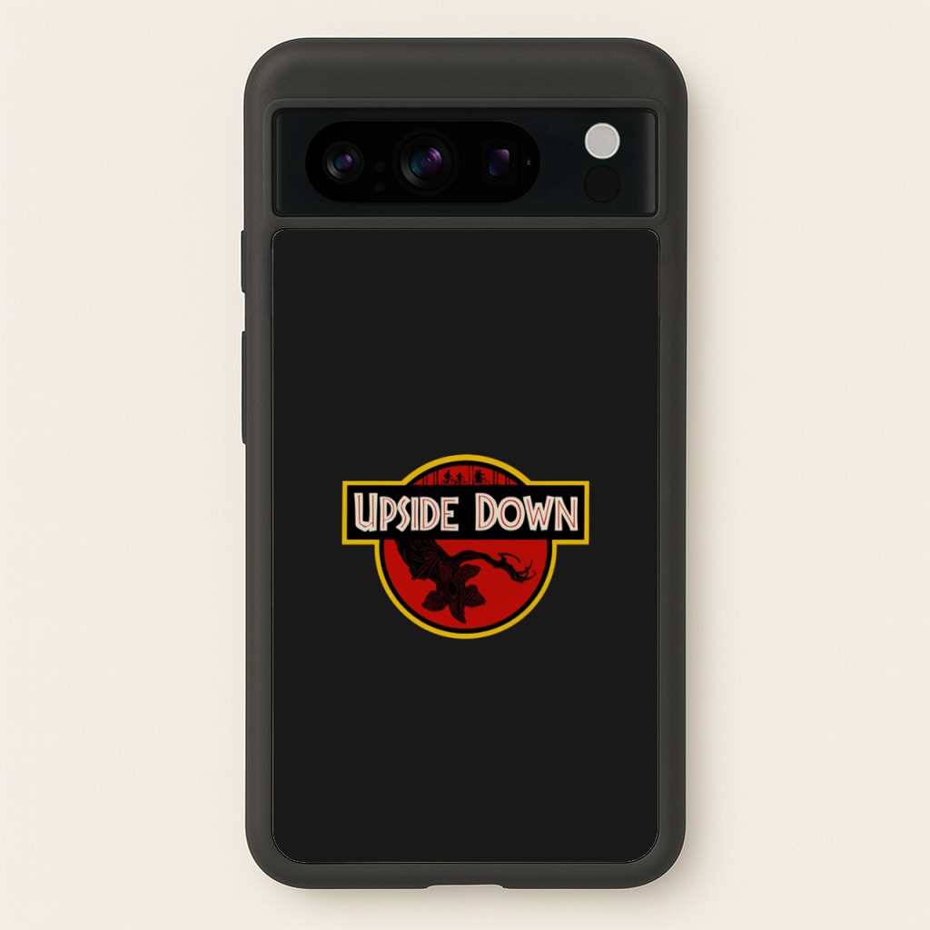 Upside Down - Jurassic Inspired Stranger - Stranger Things Phone Case for Google Pixel 8 Pro