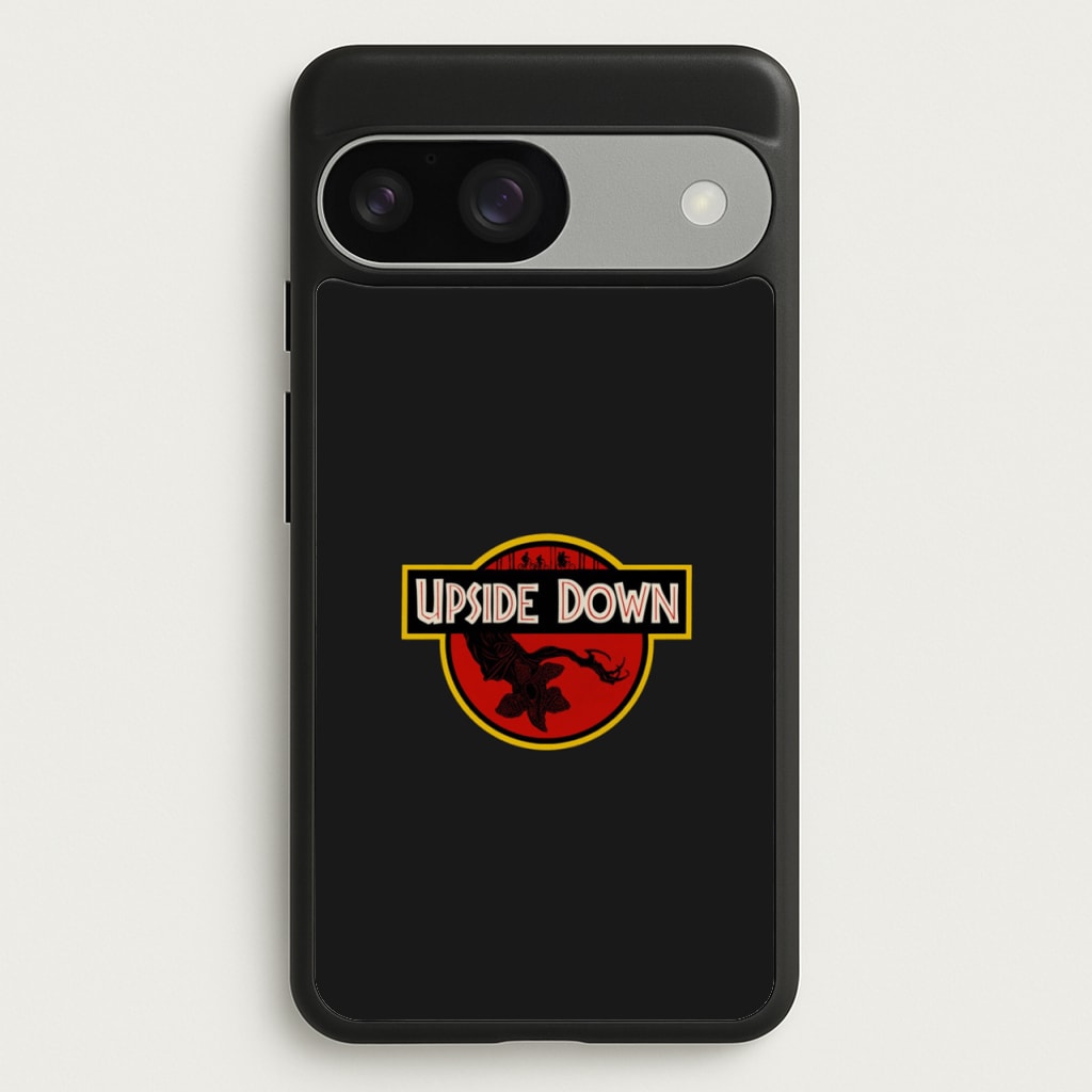 Upside Down - Jurassic Inspired Stranger - Stranger Things Phone Case for Google Pixel 9 / 9 Pro