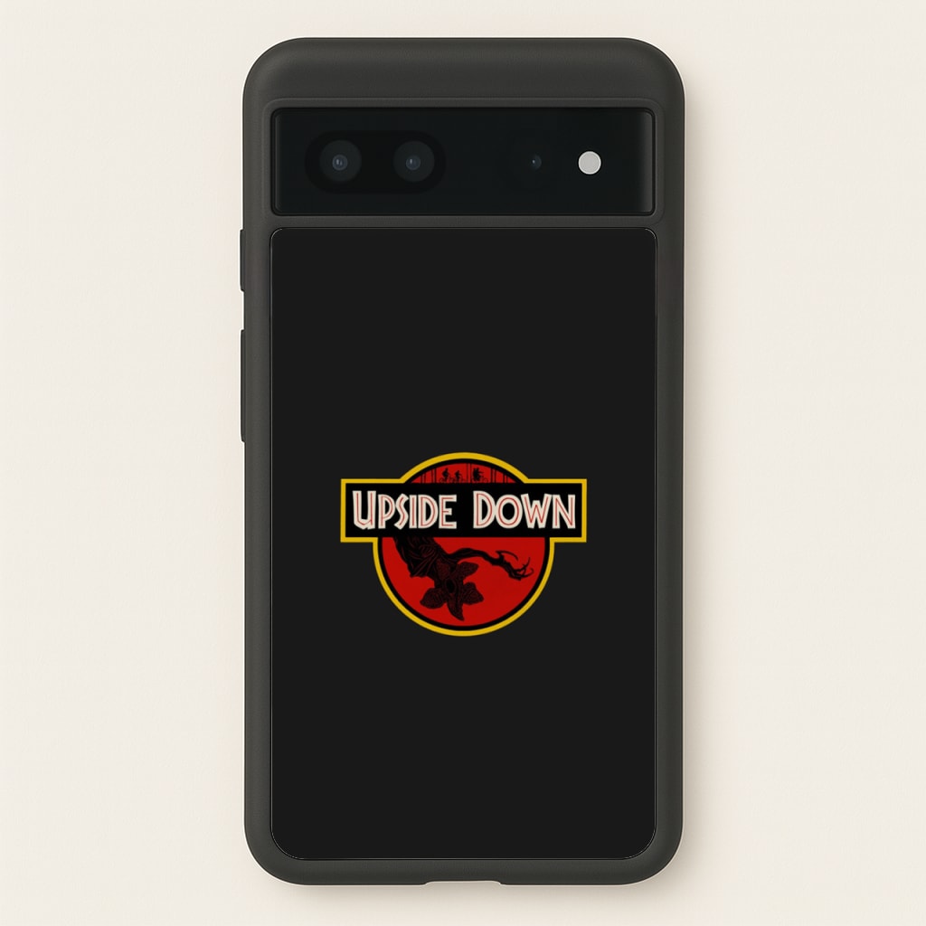 Upside Down - Jurassic Inspired Stranger - Stranger Things Phone Case for Google Pixel 7
