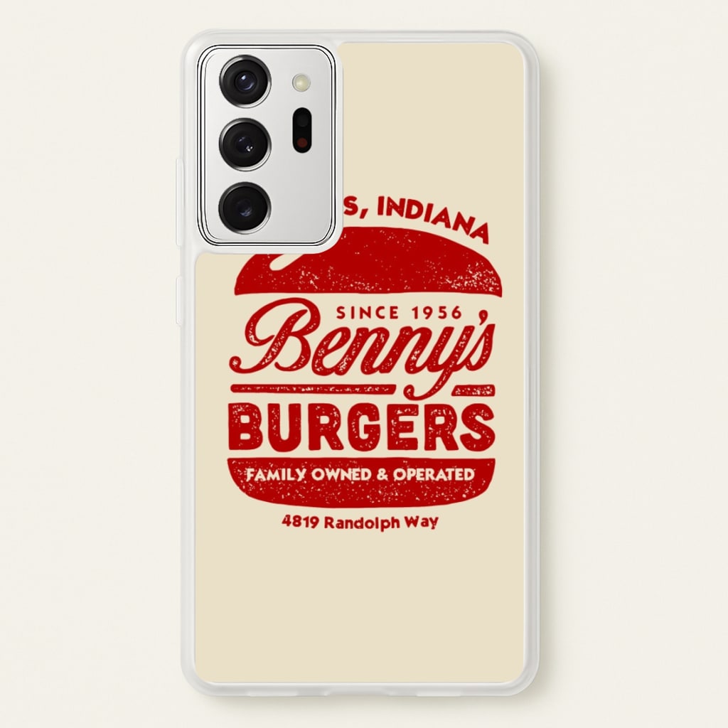 Benny's Burgers - Stranger Things Phone Case for Galaxy Note 20 Ultra