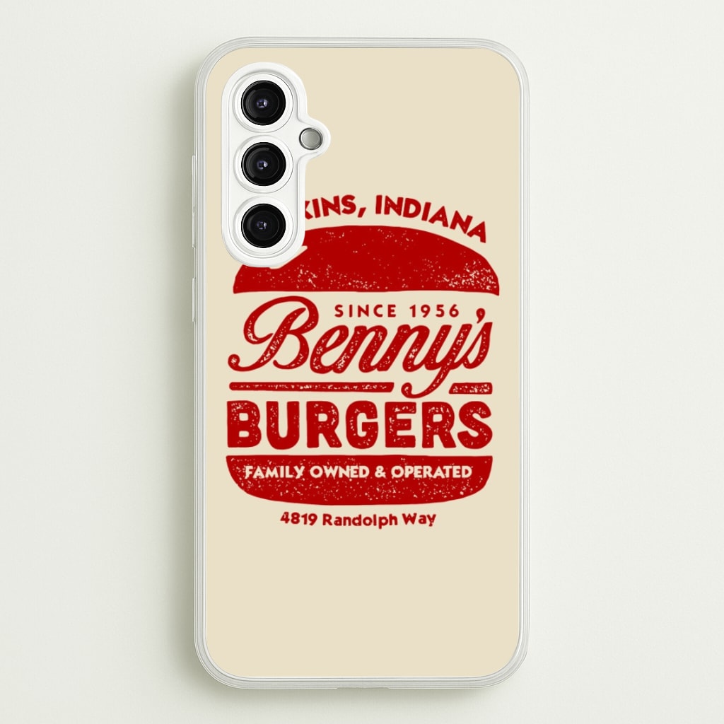 Benny's Burgers - Stranger Things Phone Case for Galaxy A14
