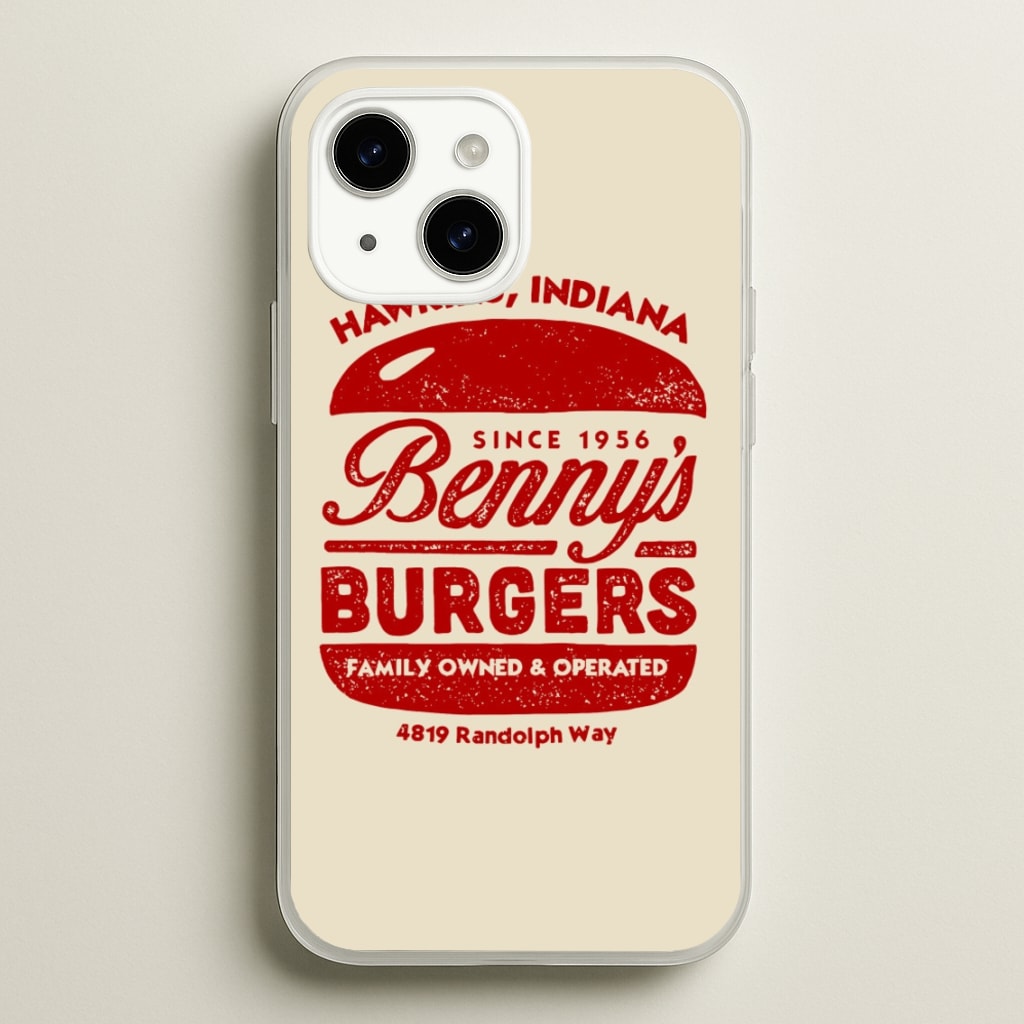 Benny's Burgers - Stranger Things Phone Case for iPhone 15