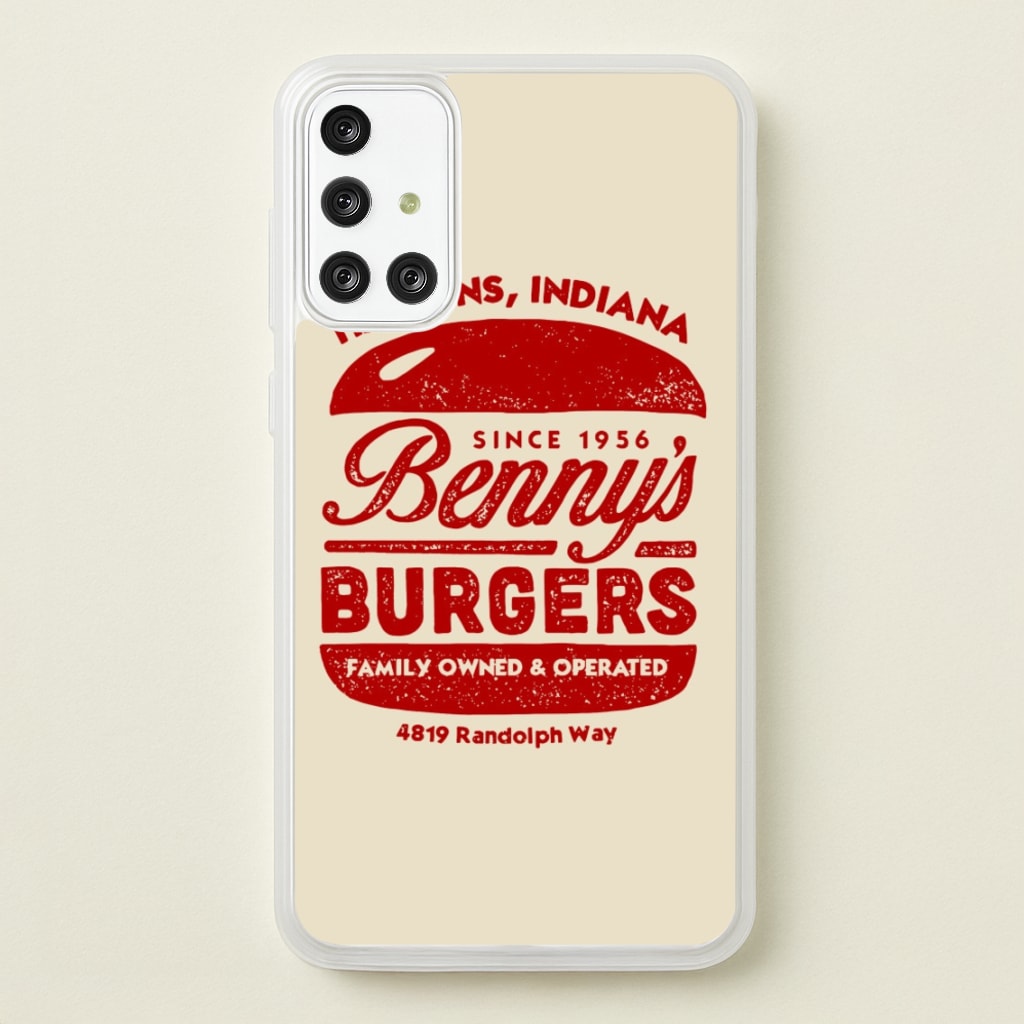 Benny's Burgers - Stranger Things Phone Case for Galaxy A71