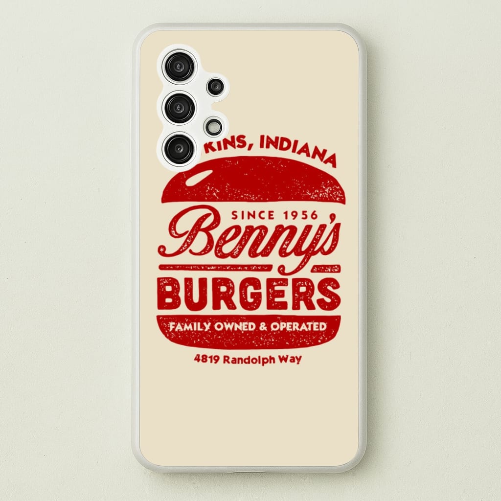 Benny's Burgers - Stranger Things Phone Case for Galaxy A13