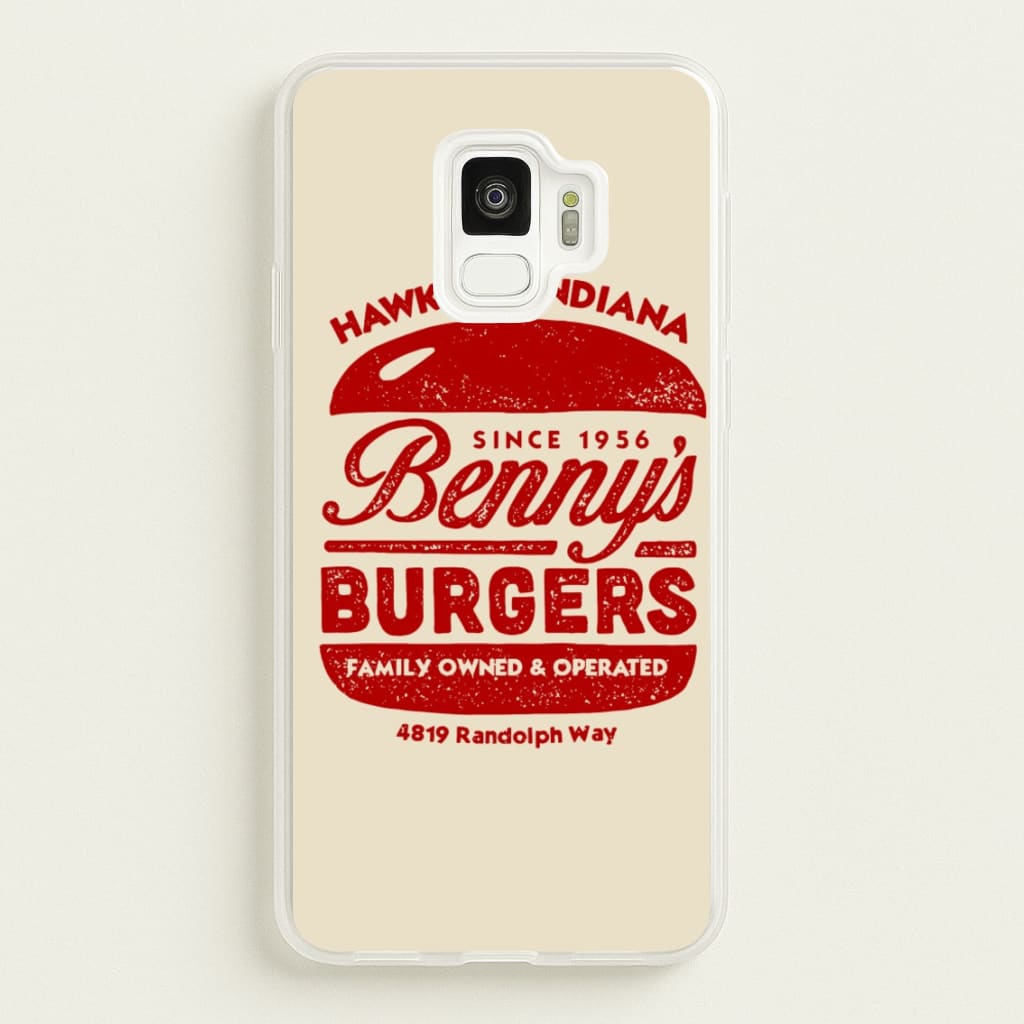Benny's Burgers - Stranger Things Phone Case for Galaxy S9