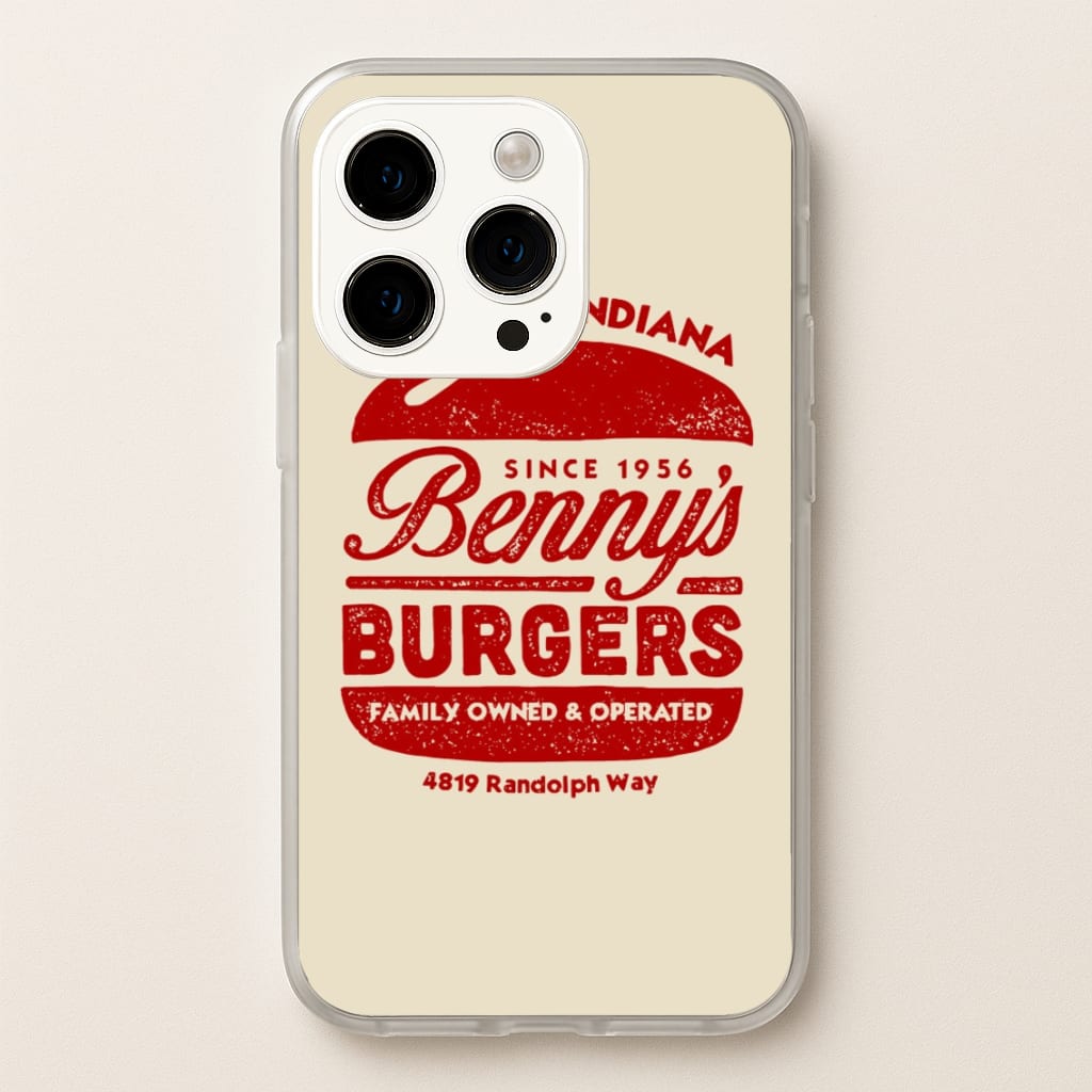Benny's Burgers - Stranger Things Phone Case for iPhone 15 Pro Max