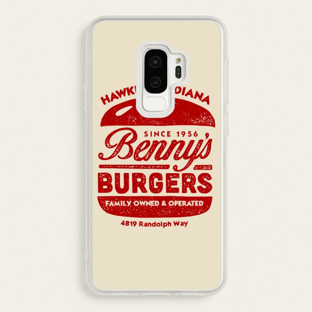 Benny's Burgers - Stranger Things Phone Case for Galaxy S9 Plus