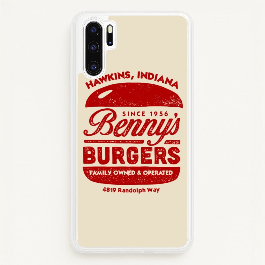 Benny's Burgers - Stranger Things Phone Case for Huawei P30 Pro
