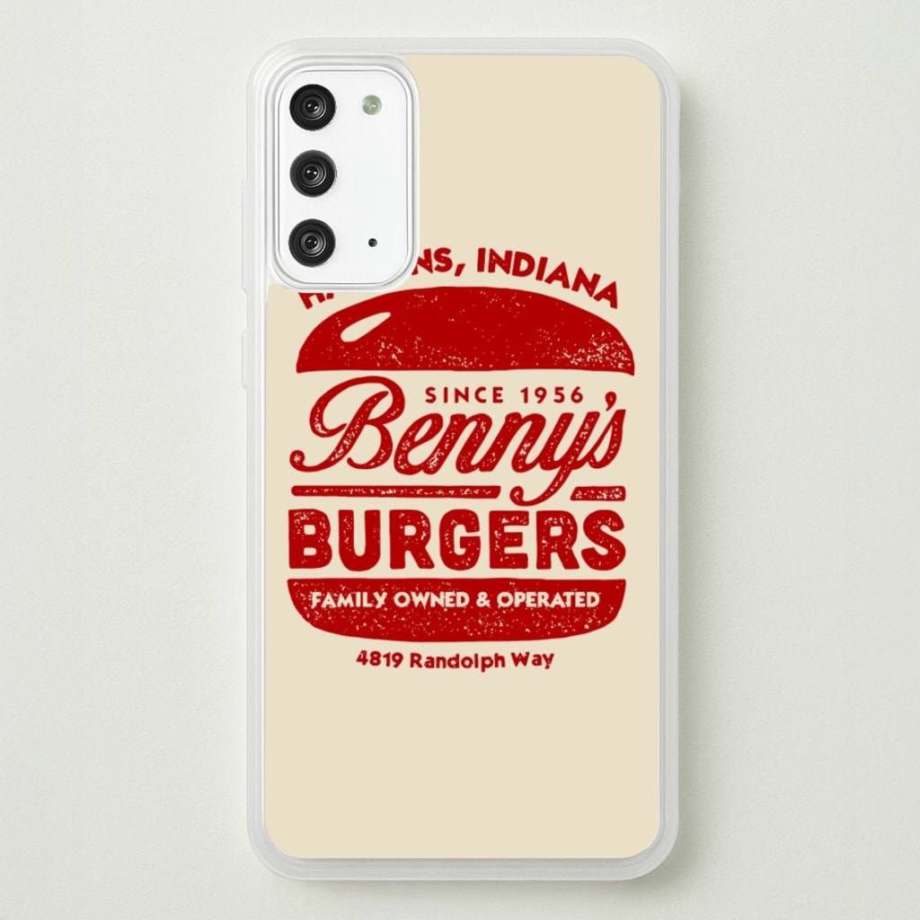 Benny's Burgers - Stranger Things Phone Case for Galaxy Note 20