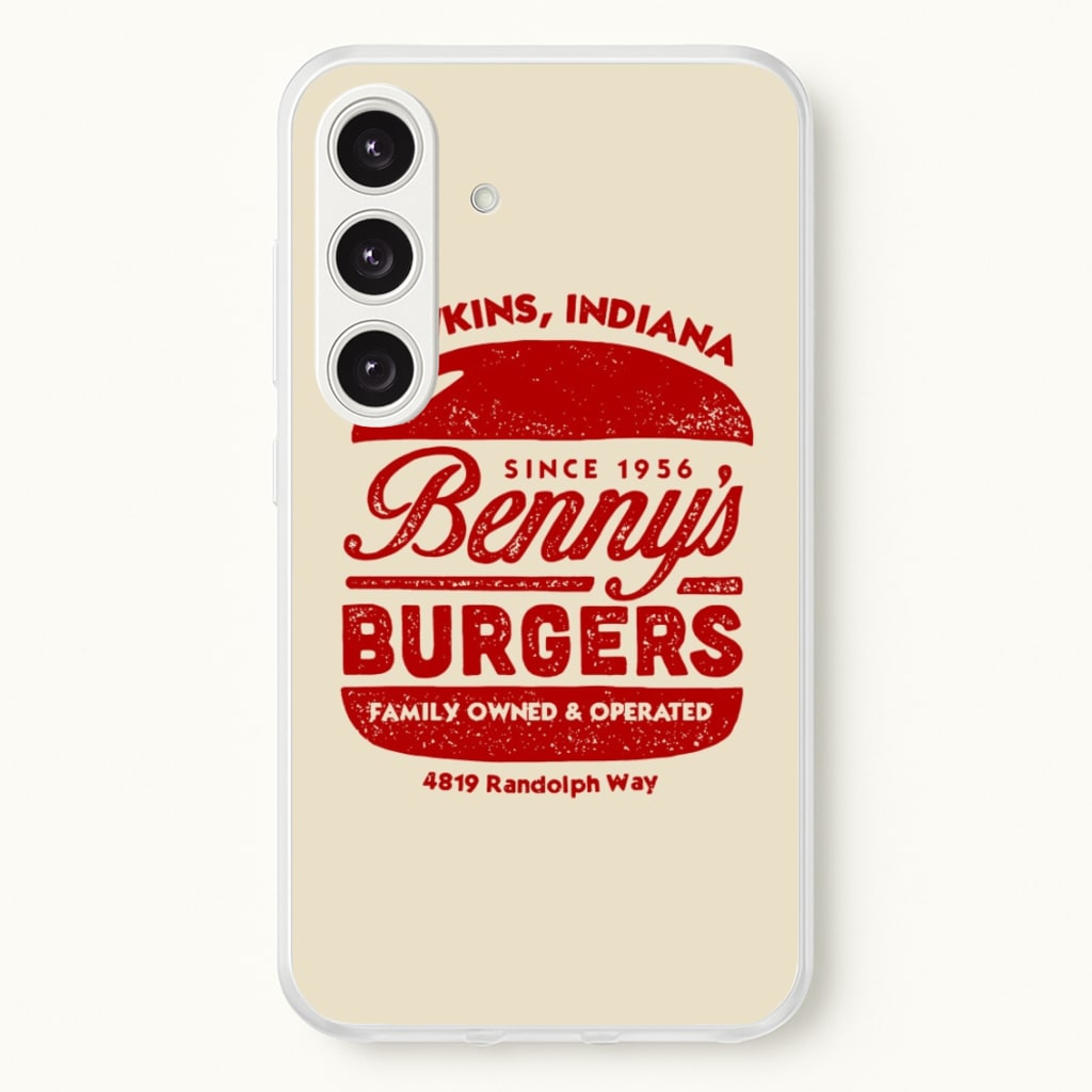 Benny's Burgers - Stranger Things Phone Case for Galaxy S25