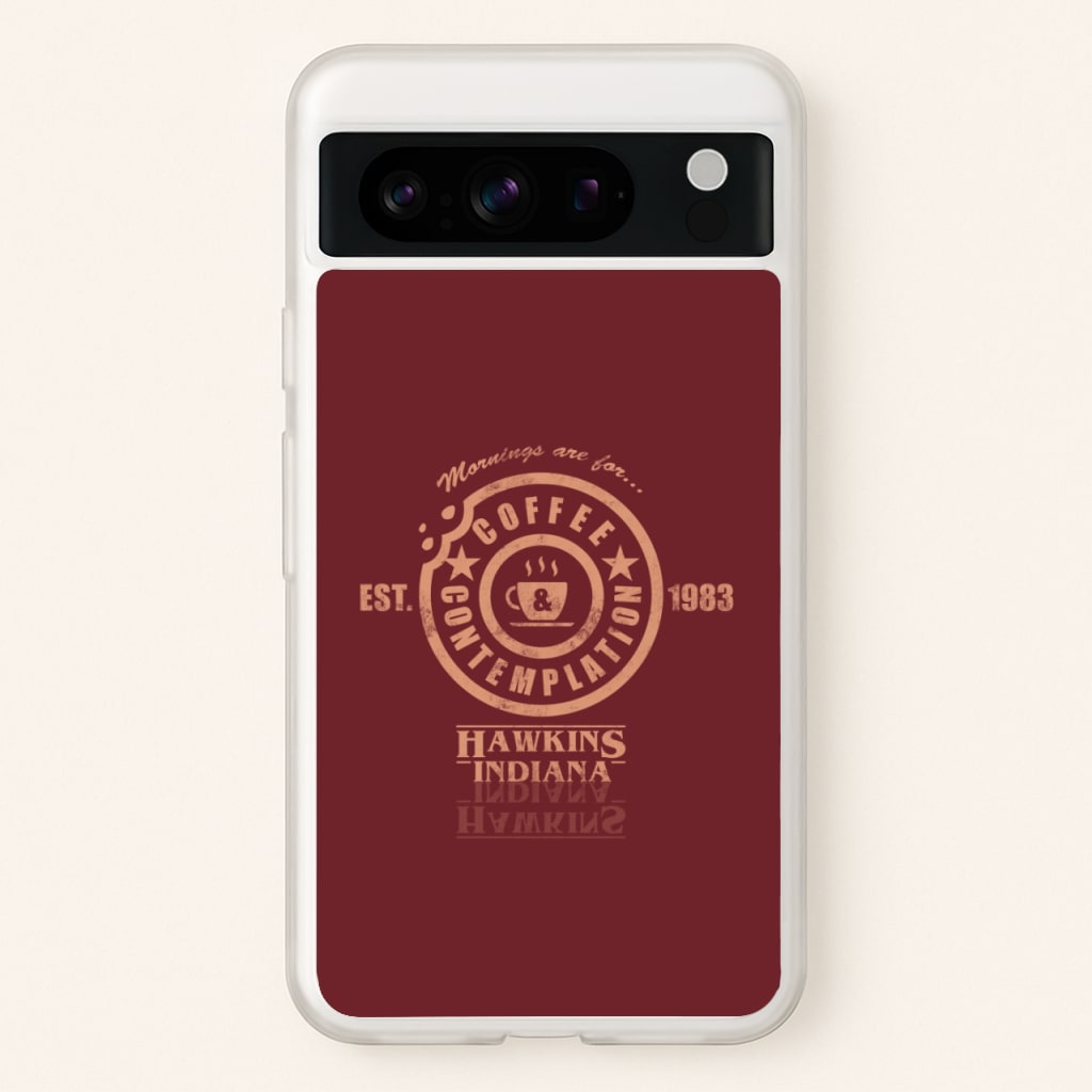 Coffee Contemplation - Stranger Things Phone Case for Google Pixel 8 Pro