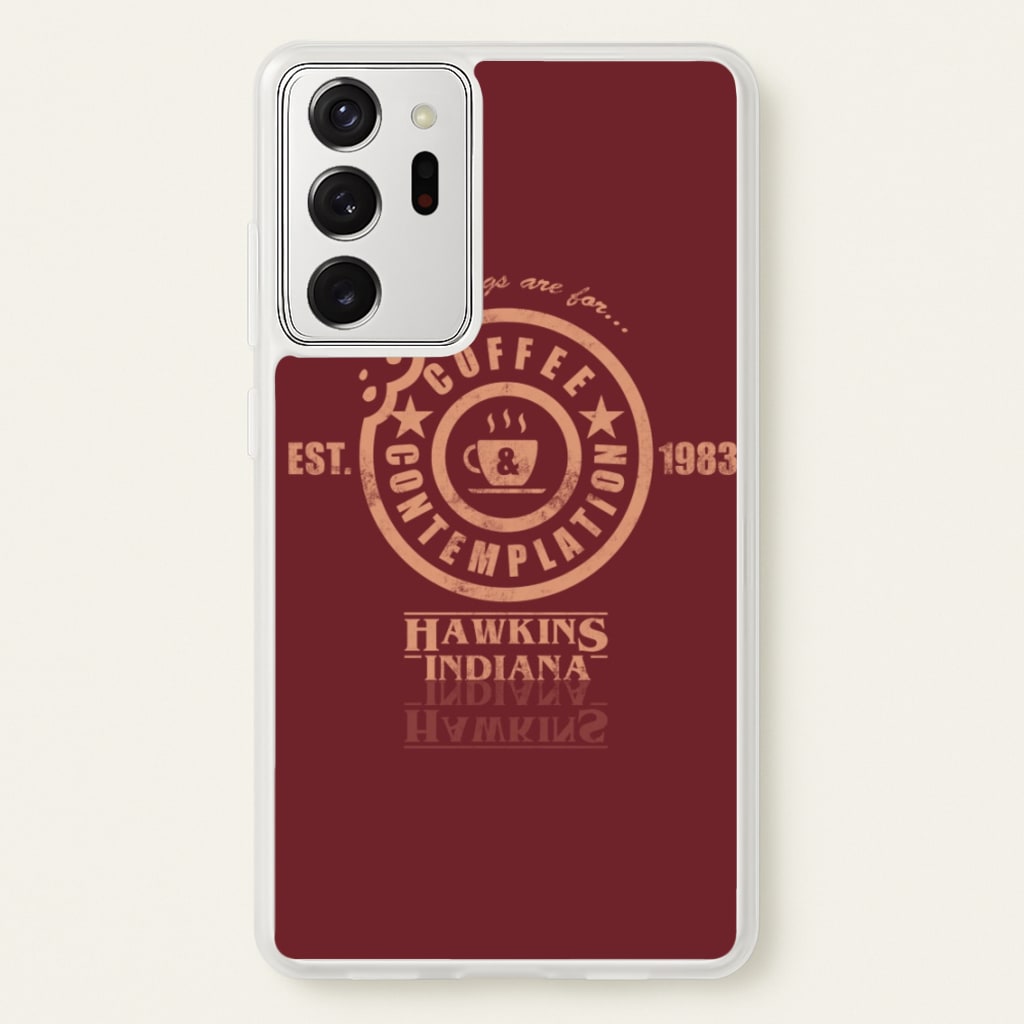 Coffee Contemplation - Stranger Things Phone Case for Galaxy Note 20 Ultra