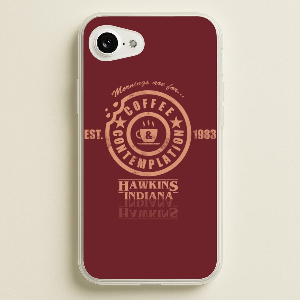 Coffee Contemplation - Stranger Things Phone Case for iPhone 16e