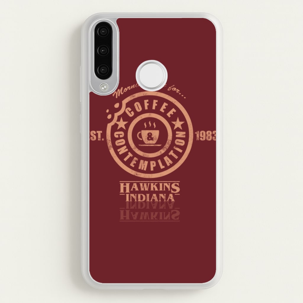 Coffee Contemplation - Stranger Things Phone Case for Huawei P30 Lite