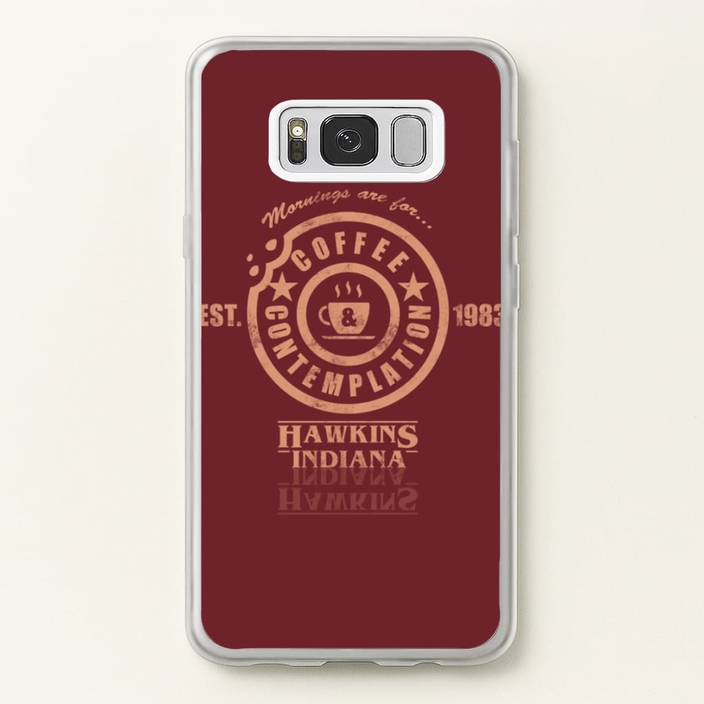 Coffee Contemplation - Stranger Things Phone Case for Galaxy S8 Plus