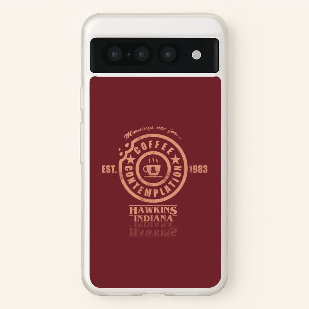 Coffee Contemplation - Stranger Things Phone Case for Google Pixel 7 Pro