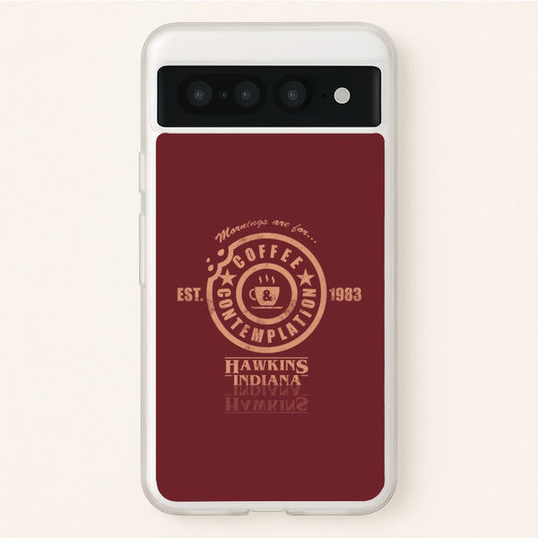 Coffee Contemplation - Stranger Things Phone Case for Google Pixel 7 Pro