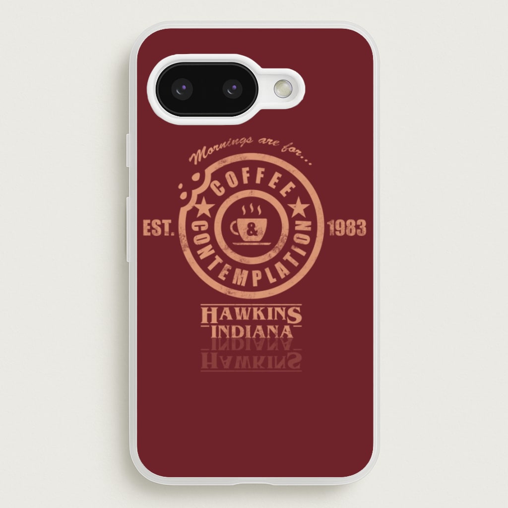 Coffee Contemplation - Stranger Things Phone Case for Google Pixel 9a