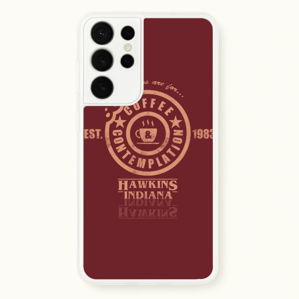 Coffee Contemplation - Stranger Things Phone Case for Galaxy S21 Ultra