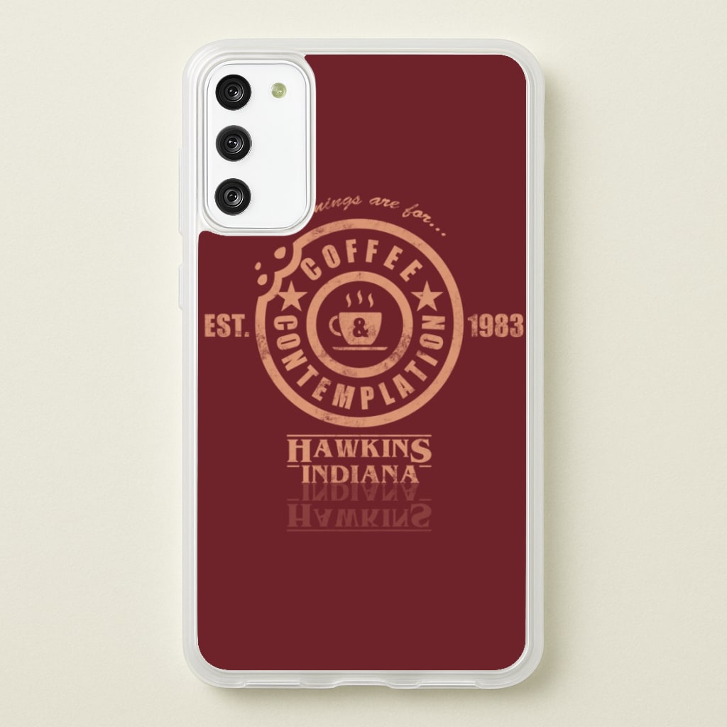 Coffee Contemplation - Stranger Things Phone Case for Galaxy S20FE
