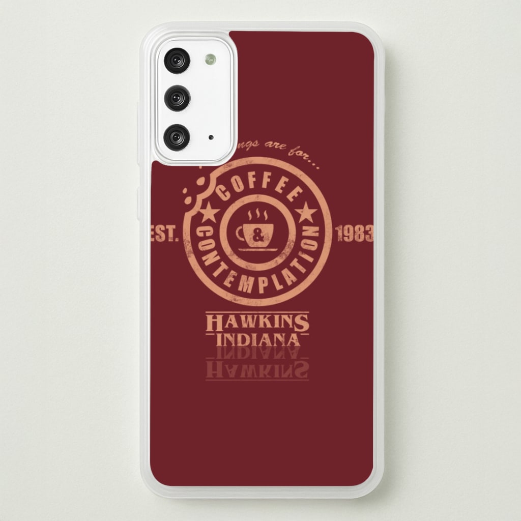 Coffee Contemplation - Stranger Things Phone Case for Galaxy Note 20