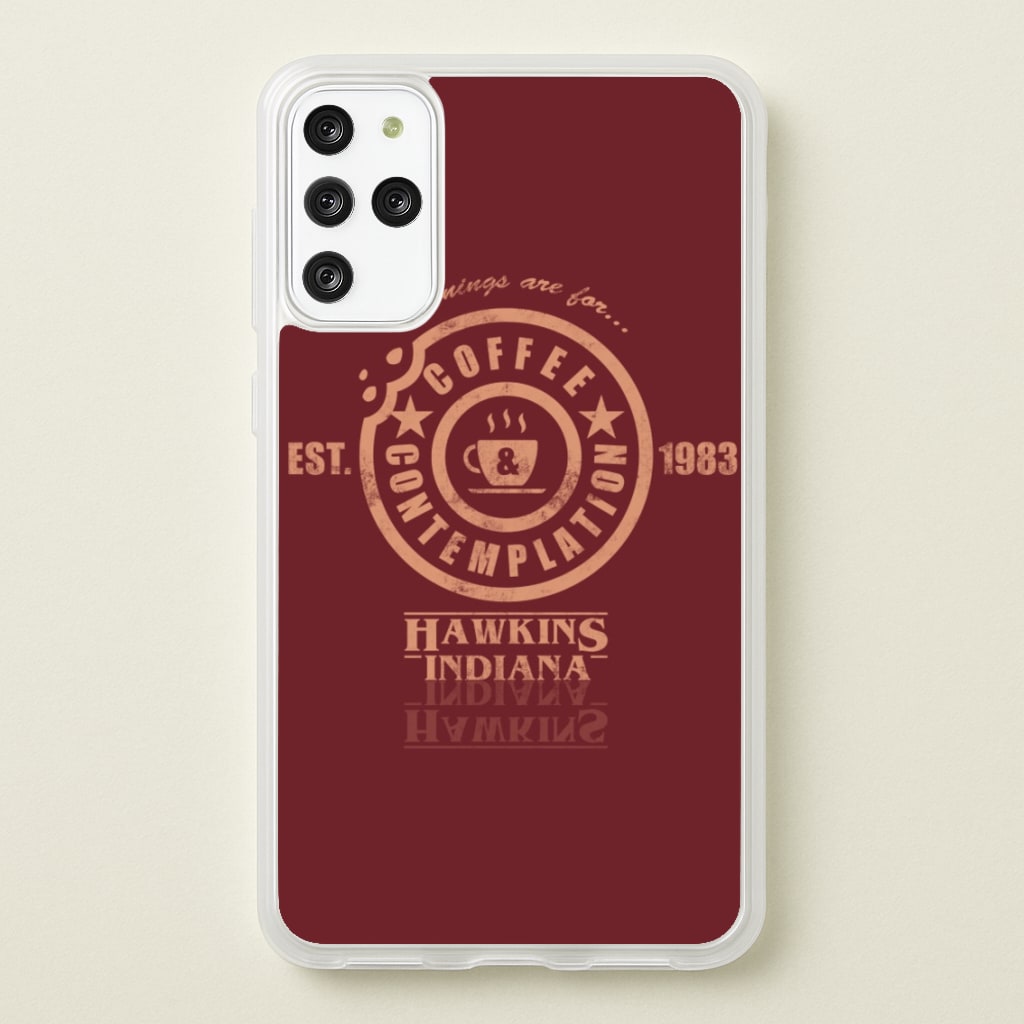 Coffee Contemplation - Stranger Things Phone Case for Galaxy S20 Plus