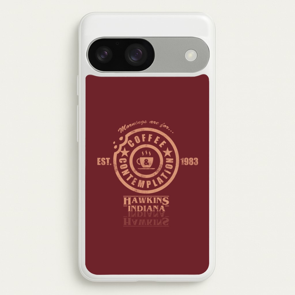 Coffee Contemplation - Stranger Things Phone Case for Google Pixel 9 / 9 Pro