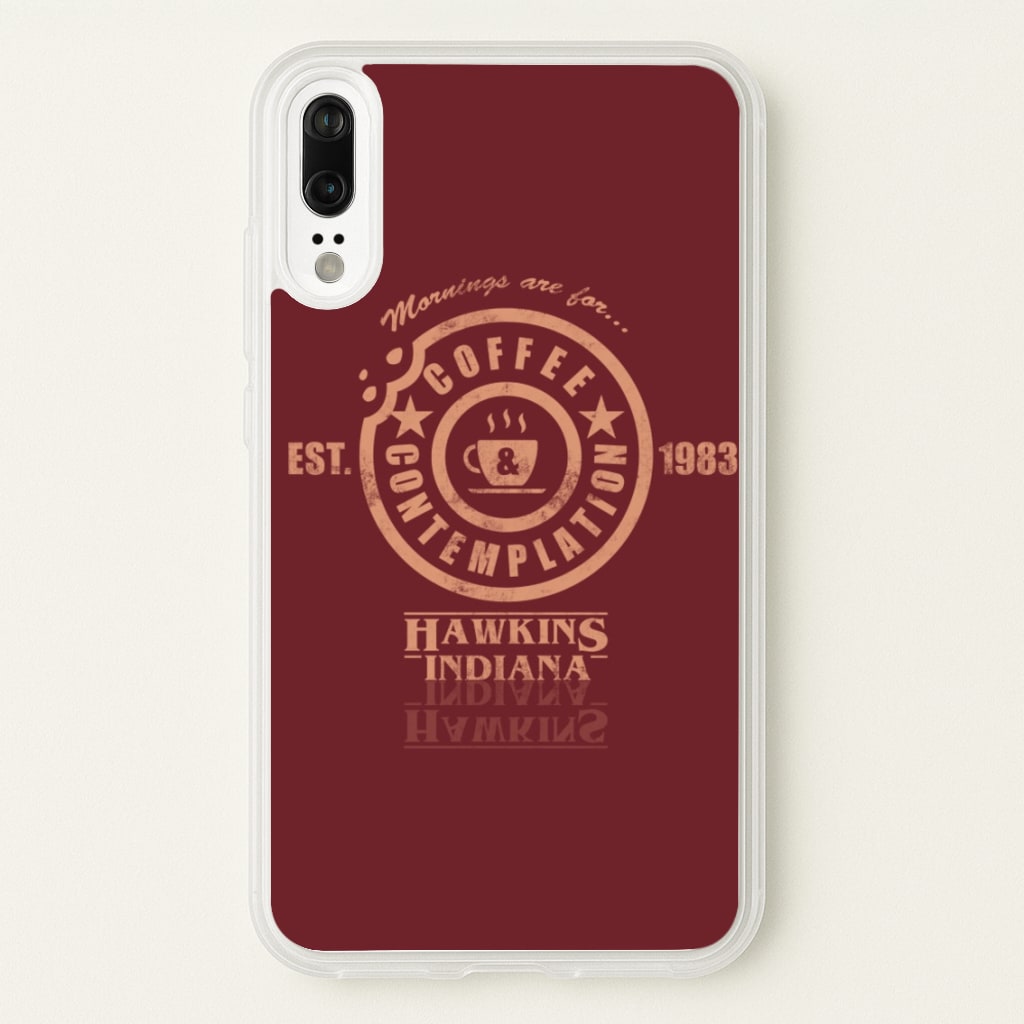 Coffee Contemplation - Stranger Things Phone Case for Huawei P20