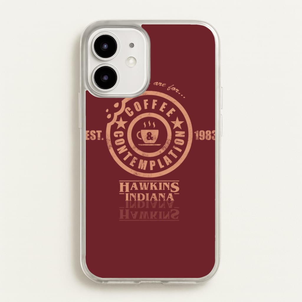 Coffee Contemplation - Stranger Things Phone Case for iPhone 12 / 12 Pro