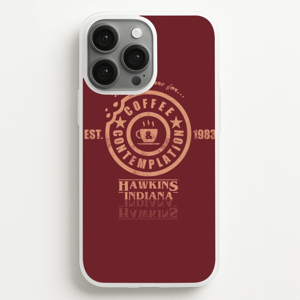 Coffee Contemplation - Stranger Things Phone Case for iPhone 13 Pro Max