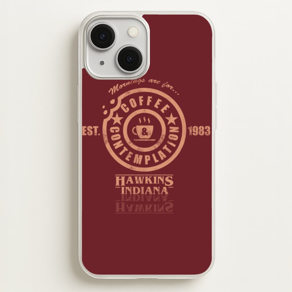Coffee Contemplation - Stranger Things Phone Case for iPhone 13 Mini