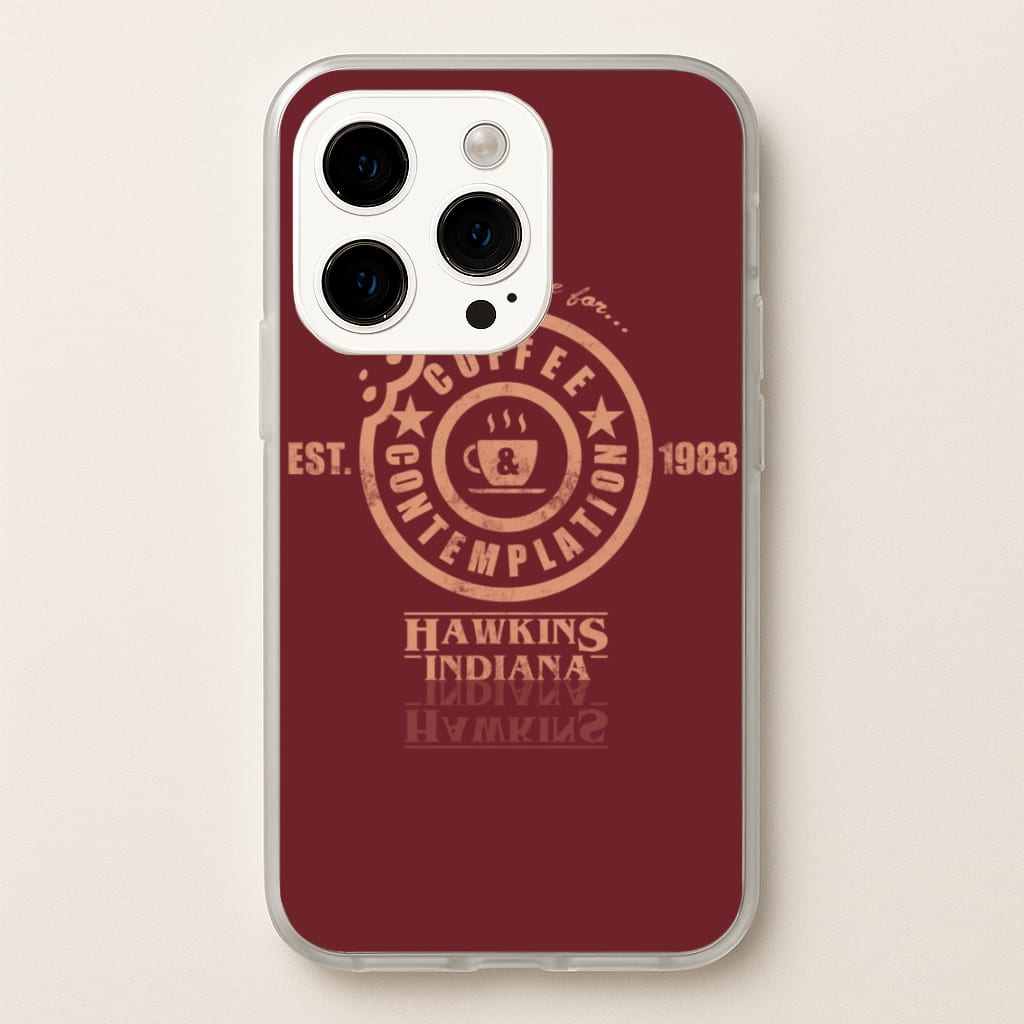 Coffee Contemplation - Stranger Things Phone Case for iPhone 14 Pro Max